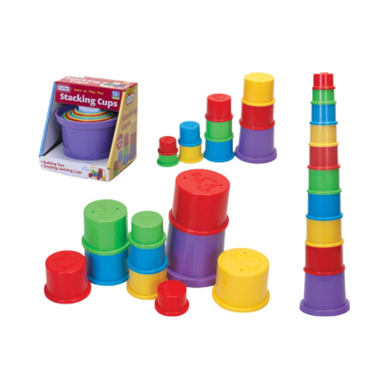 Stacking Cups Learning Baby Toy - 10 Pack