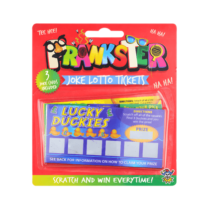 Fake Lottery Tickets Prank