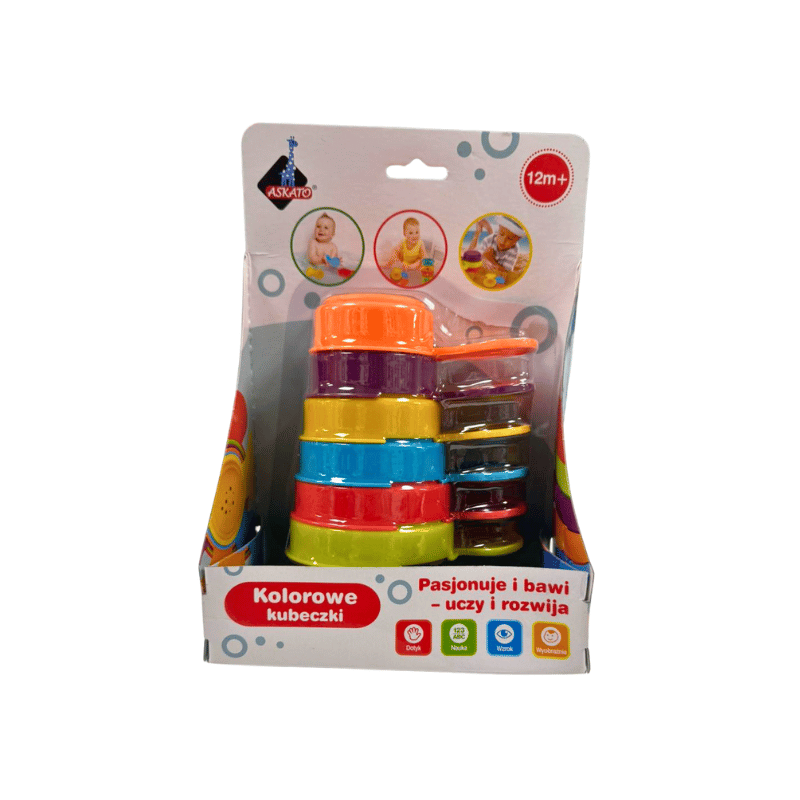 Wholesale Stacking Toy Cups For Sand & Baths - (Case of 6)