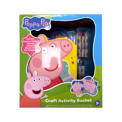 Wholesale Peppa Pig Craft Activity Bucket - (Case of 10)