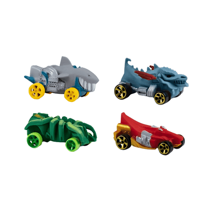 Hot Wheels Stretchy Cars - 4 Pack