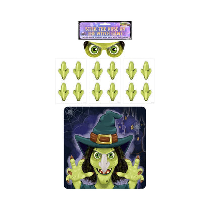 Stick the Nose on the Witch Halloween Game