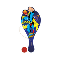 Wholesale Superhero Paddle Bat & Ball - (Case of 12)