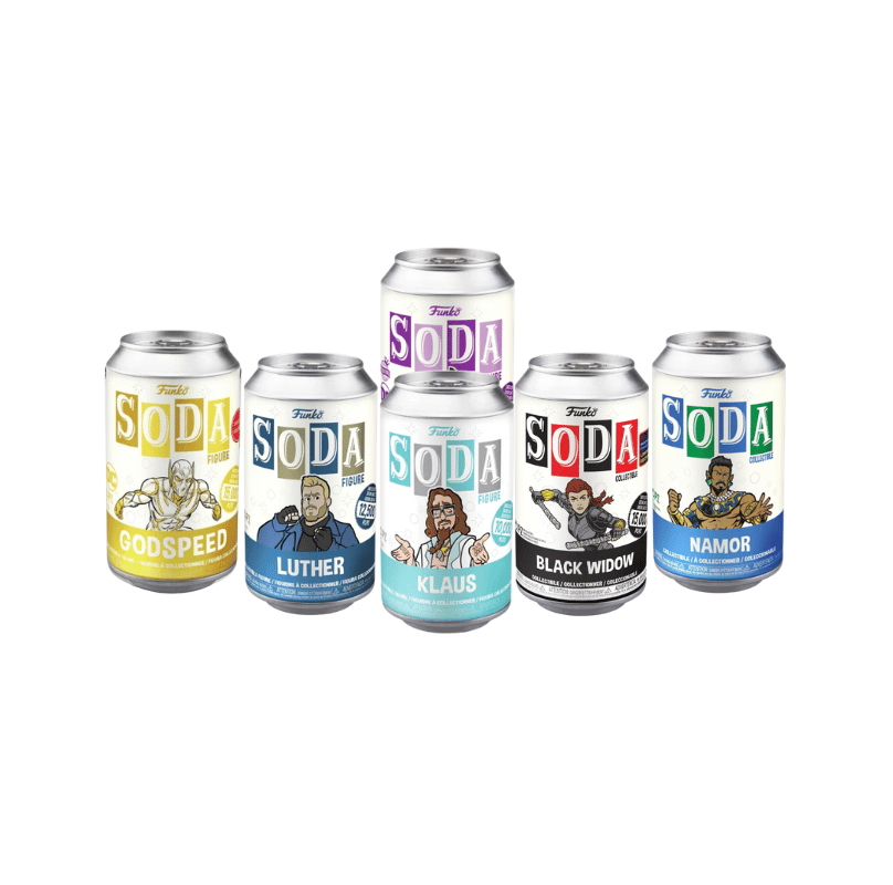 Funko Vinyl Soda Mystery Starter Set (Box of 6)