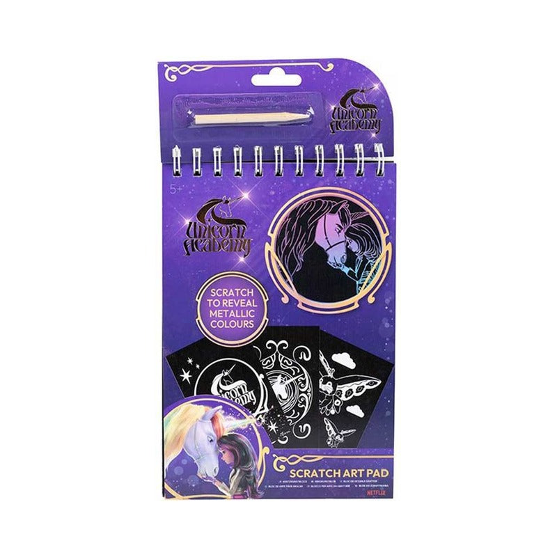 Unicorn Academy Scratch Art