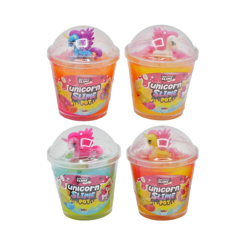 Unicorn Slime Pot With Figure