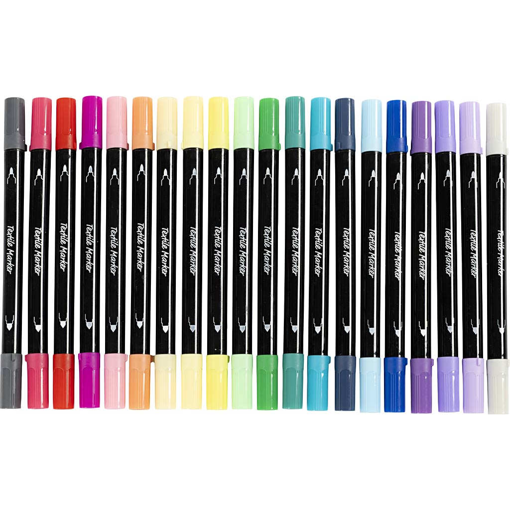 Wholesale 20 Additional Colours Marker Set - 20 Pack - (Case of 12)