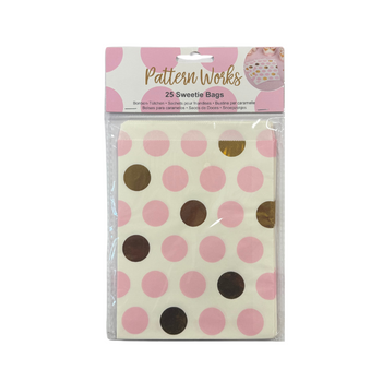 Wholesale 25 Pink Sweetie Bags - Case of 10