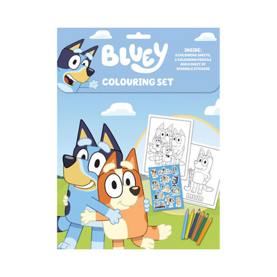 Wholesale Bluey Colouring Set - Case of 12