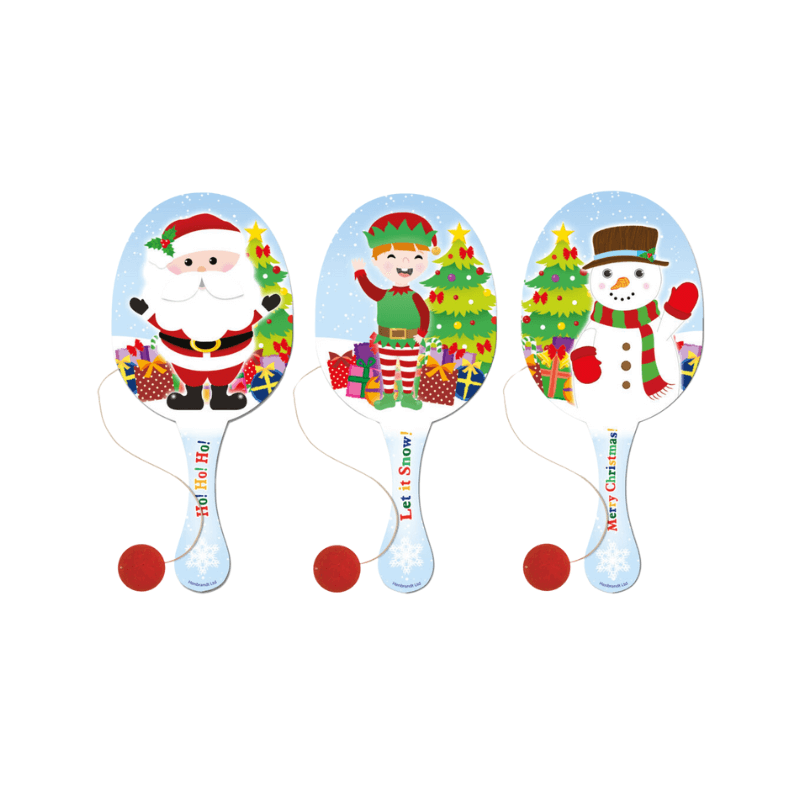 Wholesale Christmas Paddle Bat & Ball - (Case of 24) (1)