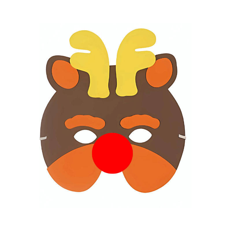 Wholesale Christmas Reindeer Mask - (Case of 24)