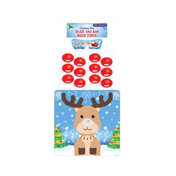 Wholesale Christmas Stick The Red Nose Game - (Case of 12)