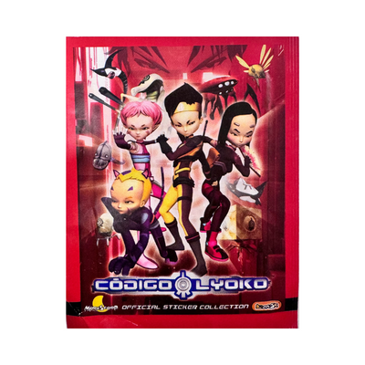 Wholesale Codigo Lyoko Stickers Red - (Case of 24)