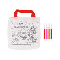 Wholesale Colour Your Own Christmas Bag - (Case of 72)