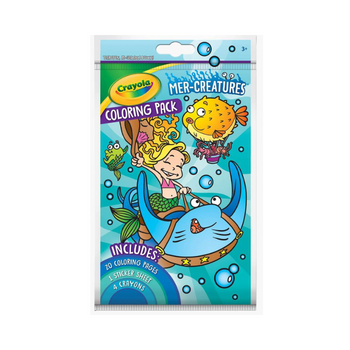 Wholesale Crayola Mer-Creatures Colouring Pack + 4 x Colouring Pencils
