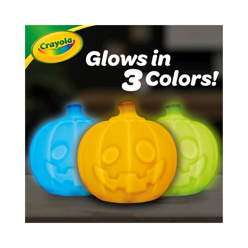 Wholesale Crayola Recolourable Light Up Pumpkin with 3 Markers - (Case of 8) (1)