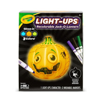 Wholesale Crayola Recolourable Light Up Pumpkin with 3 Markers - (Case of 8)