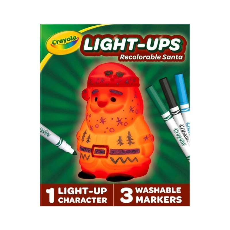 Wholesale Crayola Recolourable Light Up Santa with 3 Markers - (Case of 8) (5)
