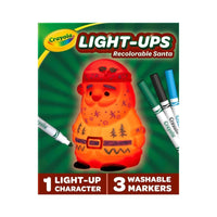 Wholesale Crayola Recolourable Light Up Santa with 3 Markers - (Case of 8) (5)