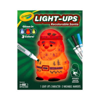 Wholesale Crayola Recolourable Light Up Santa with 3 Markers - (Case of 8)