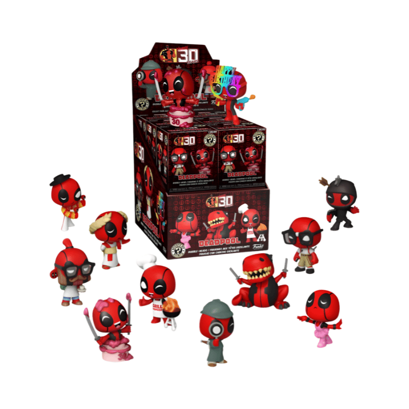Wholesale Funko Minis - Marvel: Deadpool - 8 Assorted -/(12/72) /57065 - (CDU of 12)