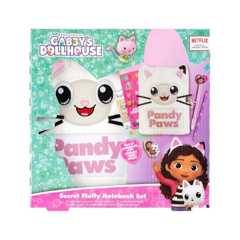 Wholesale Gabby's Dollhouse Secret Fluffy Notebook Set - (Case of 12)