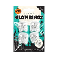 Wholesale Halloween Glow in the Dark Rings 4 Pack - (CDU of 24)