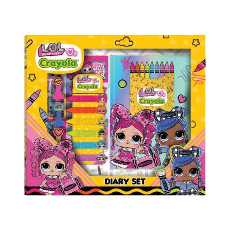 Wholesale LOL Crayola Diary Set - (Case of 12)