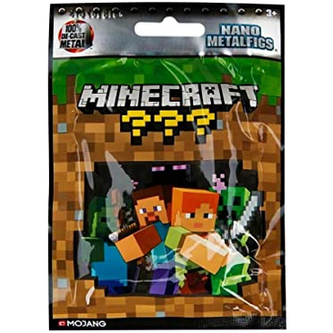 Wholesale Minecraft Dungeons Diecast Nano 4cm Metalfigs Blind Bag - Assorted -/(96) /253261000 - (Case of 96)