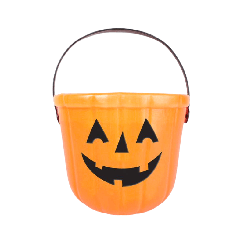 Wholesale Orange Halloween Pumpkin Bucket - (Case of 24)