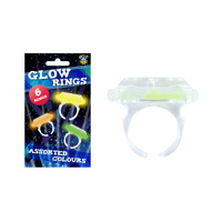 Wholesale Pack Of 6 Glow In The Dark Rings - (Case of 48) (1)