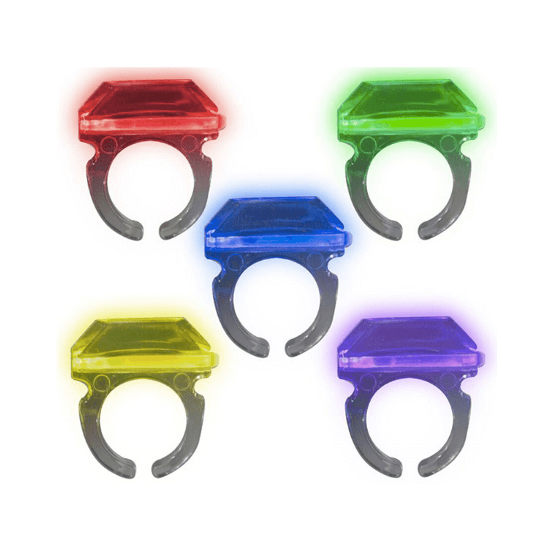 Wholesale Pack Of 6 Glow In The Dark Rings - (Case of 48) (3)
