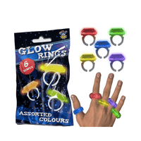 Wholesale Pack Of 6 Glow In The Dark Rings - (Case of 48) (4)