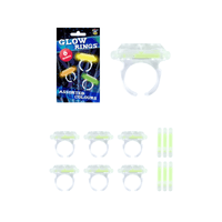 Wholesale Pack Of 6 Glow In The Dark Rings - (Case of 48) (5)