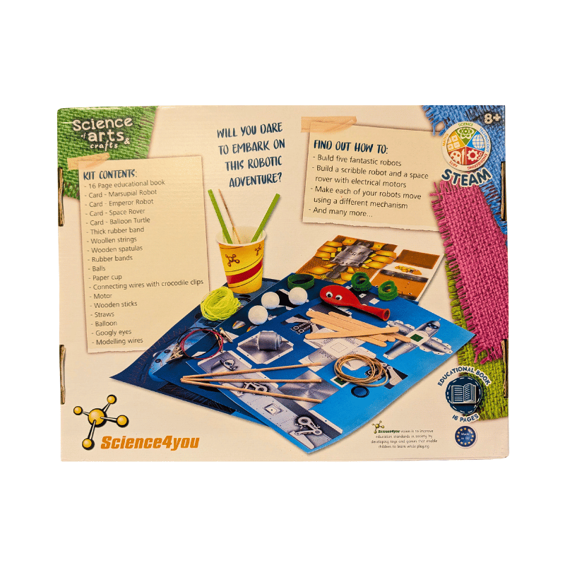 Wholesale Paper Robots Science Kit With 5 Moving Robots - (Case of 10) (1)