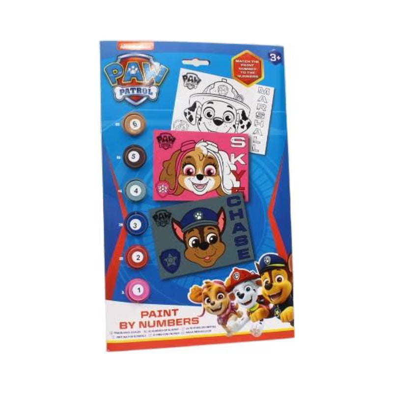 Wholesale Paw Patrol Paint By Numbers Kids Art Set - (Case of 12)