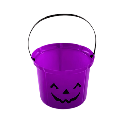 Wholesale Purple Halloween Pumpkin Bucket - (Case of 24)