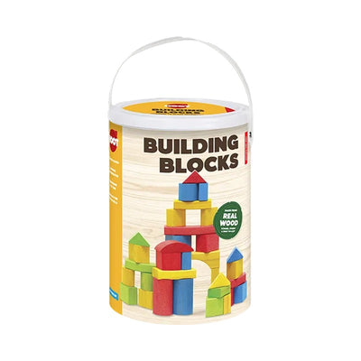Wholesale Wooden Building Blocks - 100 Pack - (Case of 6)
