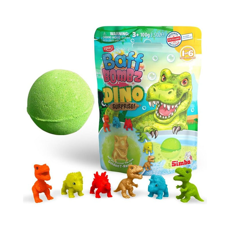 Wholesale Zimpli Kids Dino Surprise Baff Bombz 100g - (CDU of 12)