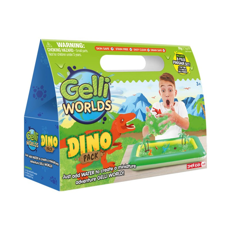 Wholesale Zimpli Kids Gelli Worlds Dinosaur Pack - (Case of 4)