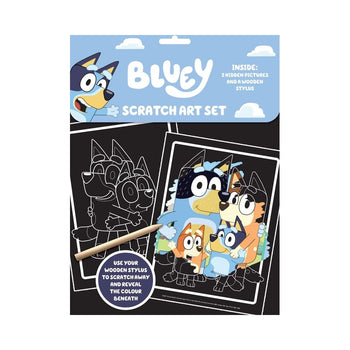 Bluey Scratch Art Set