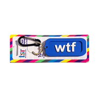 Wholesale WTF Keyring Luggage Tag - (Case of 12)